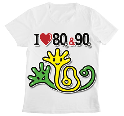 T-shirt Donna I LOVE 80/90 MANINA ( M86399874 ) - Gufetto Brand 