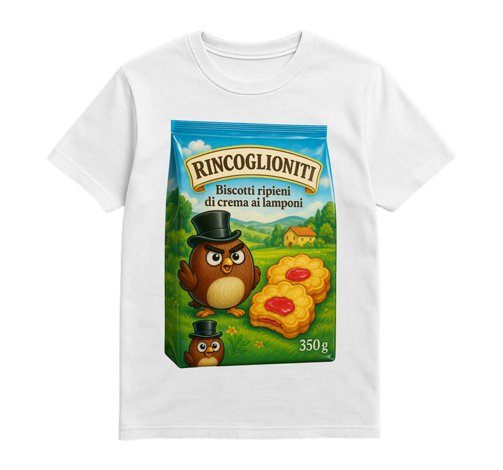 T-shirt Uomo BISCOTTI RINCOGLIONITI ( BR560987345 ) - Gufetto Brand 