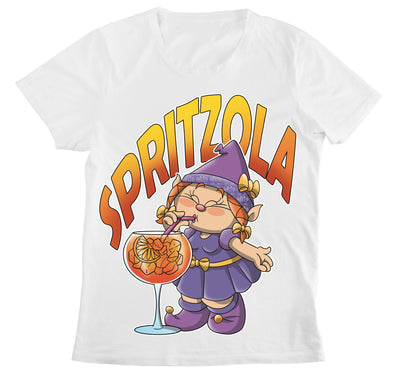 T-shirt Bianca Donna Spritzola Outlet - Gufetto Brand 