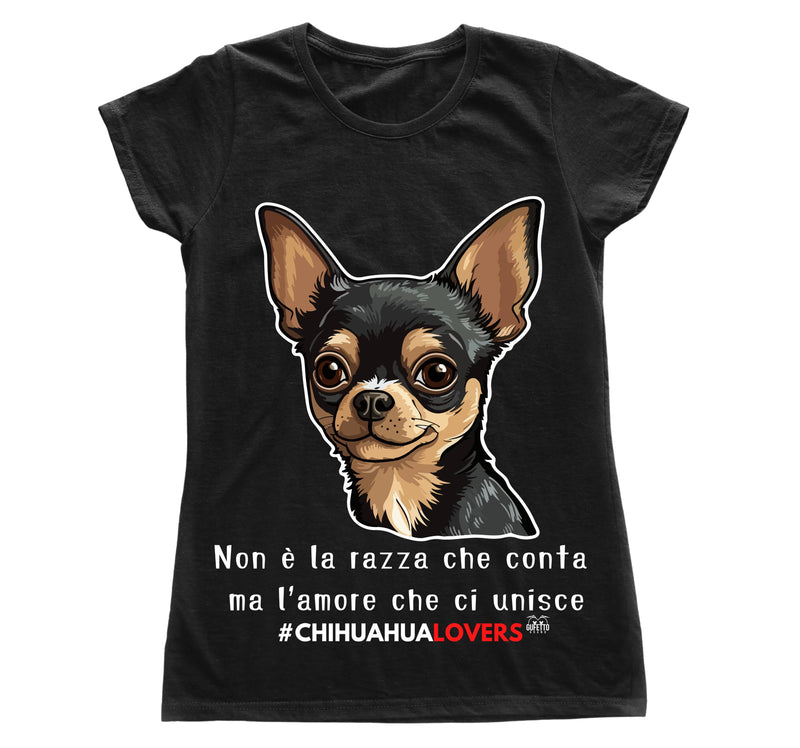 T-shirt Donna CHIHUAHUA LOVERS ( CH863589657 ) - Gufetto Brand 