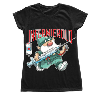 T-shirt Donna INFERMIEROLO ( IN4378659 ) - Gufetto Brand 