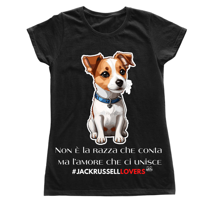 T-shirt Donna JACK RUSSELL LOVERS ( JA87609234 ) - Gufetto Brand 