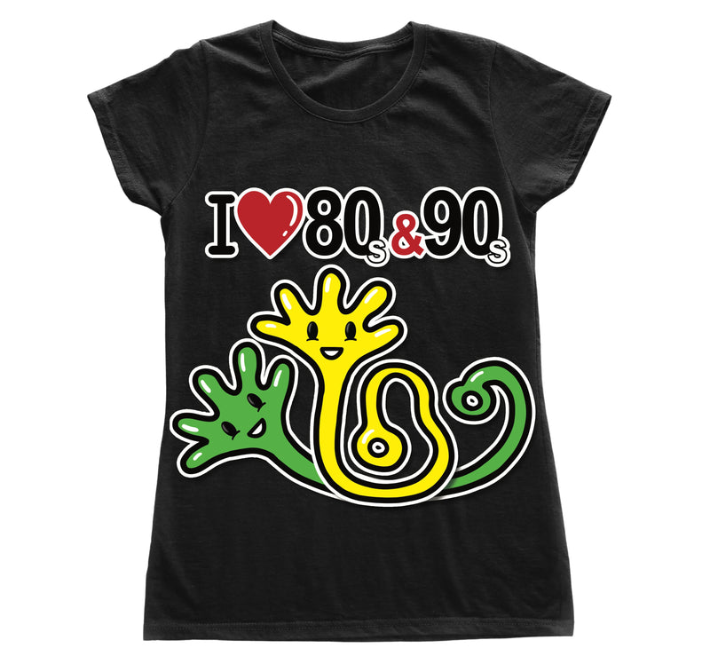 T-shirt Donna I LOVE 80/90 MANINA ( M86399874 ) - Gufetto Brand 