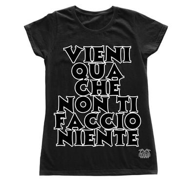 T-shirt Donna VIENI QUA ( VQ9963274563 ) - Gufetto Brand 