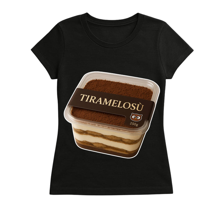 T-shirt Donna TIRAMELOSU' ( TI8542365987 ) - Gufetto Brand 