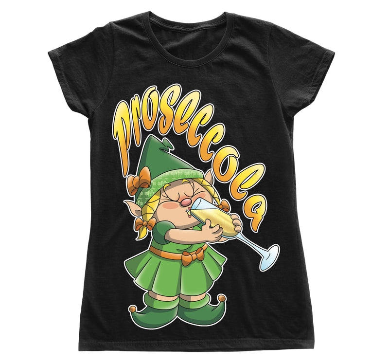 T-shirt Donna PROSECCOLA ( PR5550967 ) - Gufetto Brand 