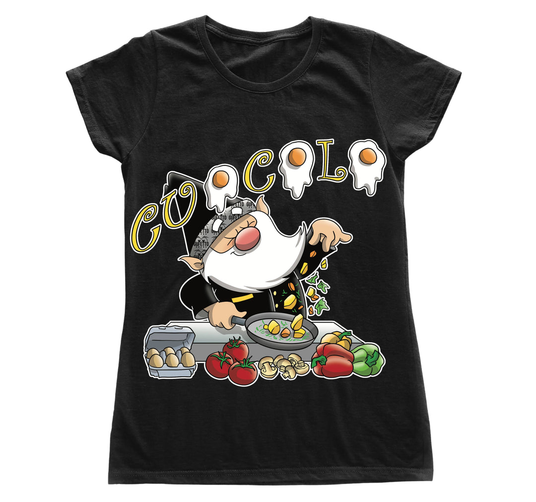 T-shirt Donna CUOCOLO ( CU890352647 ) - Gufetto Brand 