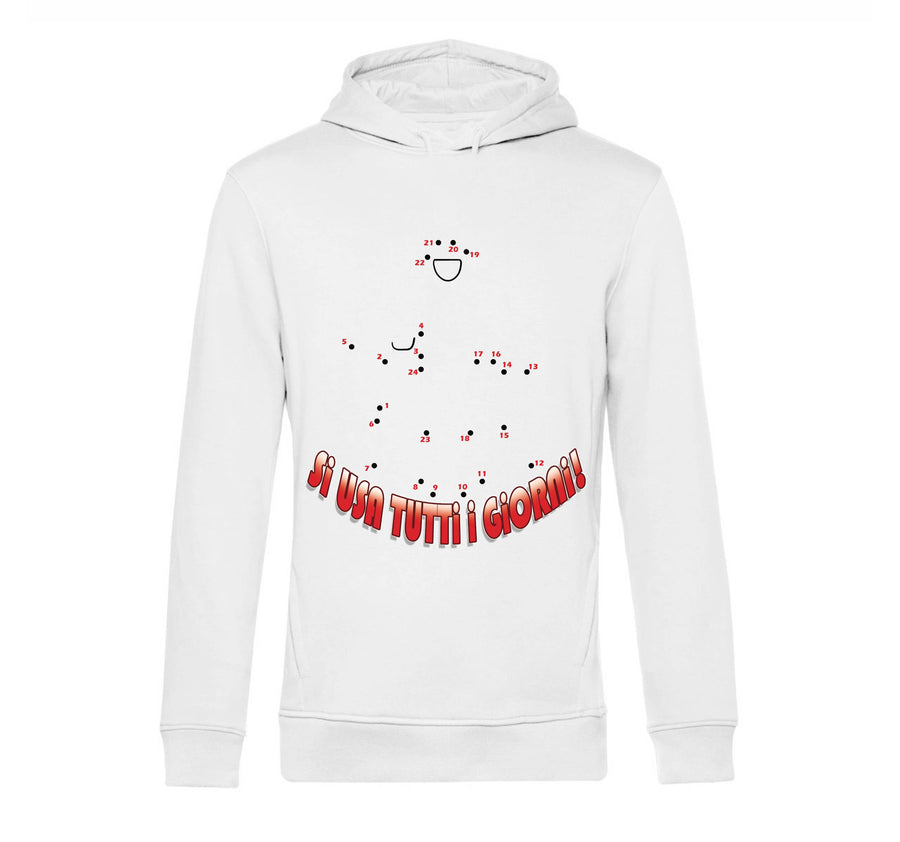 Felpa Uomo Unisci i Puntini ( DITO MEDIO ) ( AR56091234 ) - Gufetto Brand 
