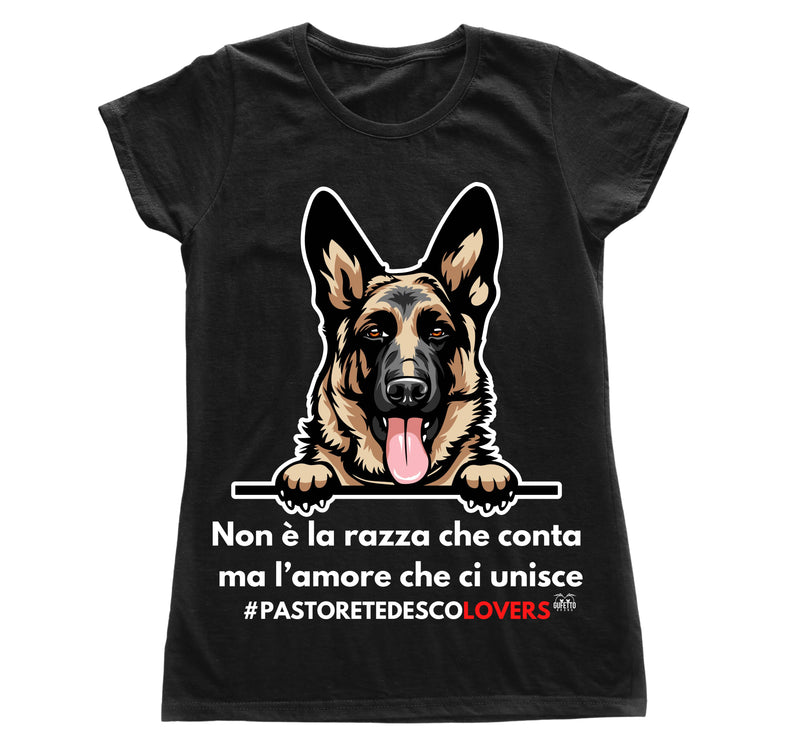 T-shirt Donna PASTORE TEDESCO LOVERS ( PT770932856 ) - Gufetto Brand 