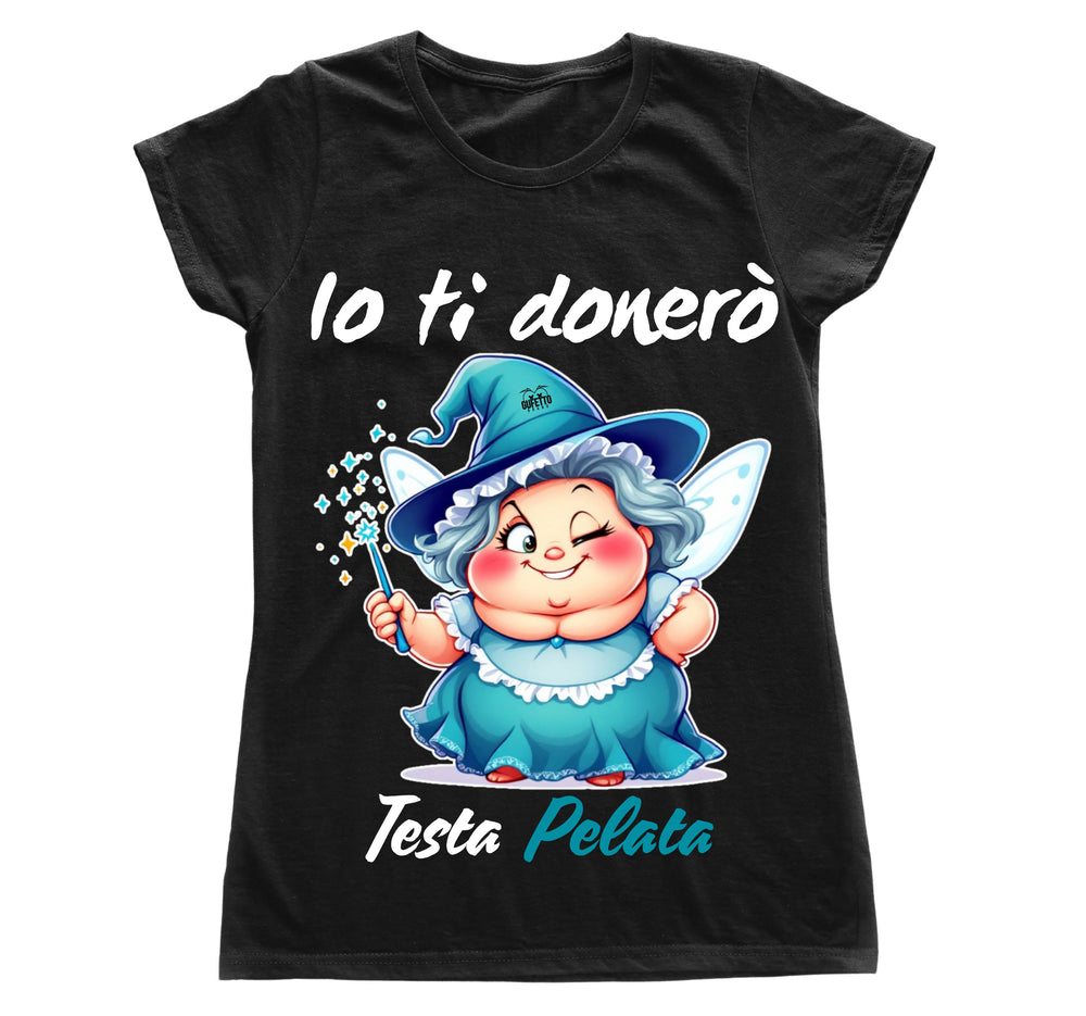 T-shirt Donna Le Fatine Ignoranti TESTA PELATA ( TP9082345 ) - Gufetto Brand 