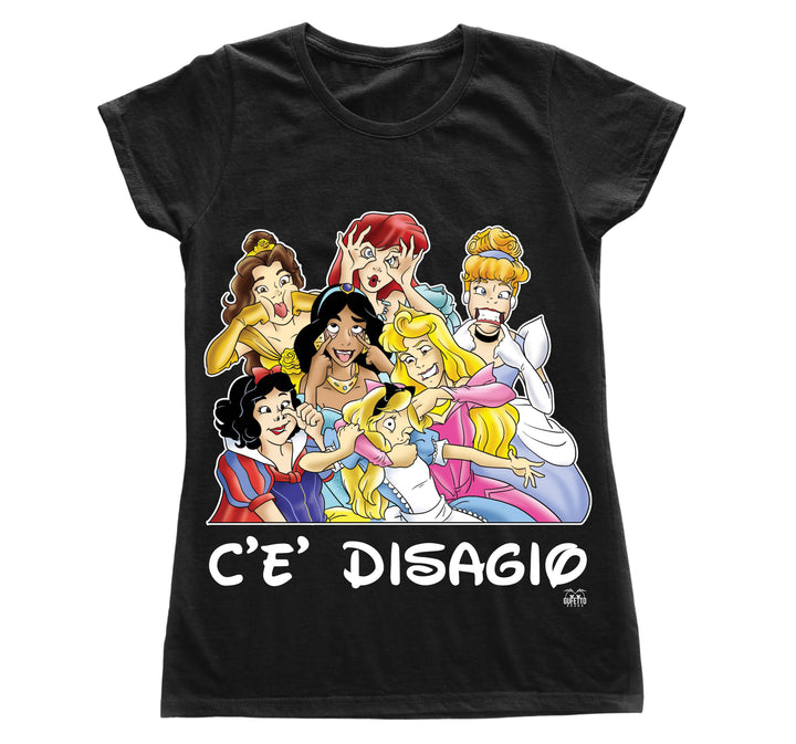 T-shirt Donna PRINCIPESSE NEW ( P7854123 ) - Gufetto Brand 