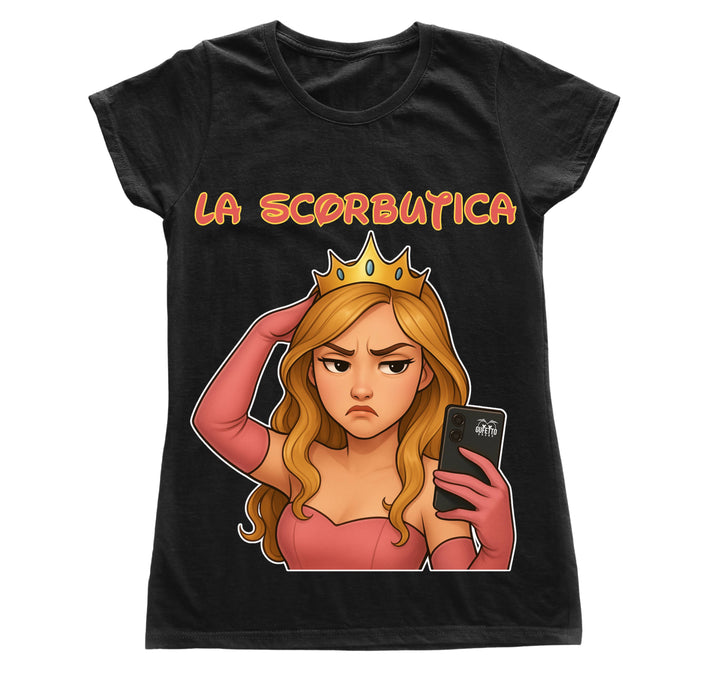 T-shirt Donna Principesse 2.0 LA SCORBUTICA ( SC765743262454 ) - Gufetto Brand 