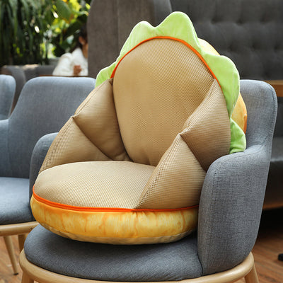 Cuscino creativo e divertente per il cuscino del pane con hamburger - Gufetto Brand 