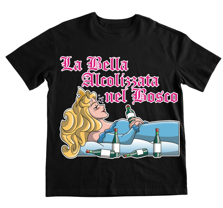 T-shirt Uomo LA BELLA ALCOLIZZATA ( AL670423091 ) - Gufetto Brand 