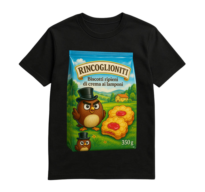 T-shirt Uomo BISCOTTI RINCOGLIONITI ( BR560987345 ) - Gufetto Brand 
