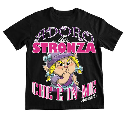 T-shirt Uomo STRONZOLA ADORO ( AD87891236558 ) - Gufetto Brand 