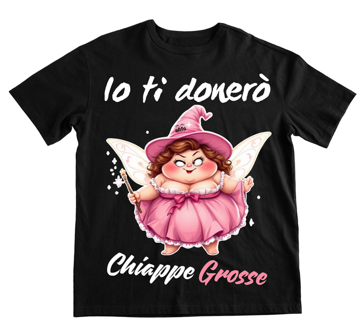 T-shirt Uomo Le Fatine Ignoranti CHIAPPE GROSSE ( CG7098452 ) - Gufetto Brand 