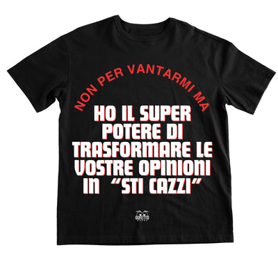 T-shirt Uomo SUPERPOTERE ( SU1489324589 ) - Gufetto Brand 