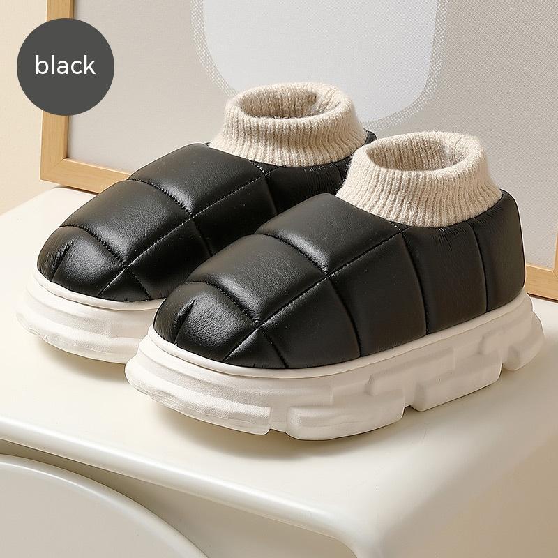 Pantofole in cotone con sensazione di cacca Donna invernale per interni casa antiscivolo - Gufetto Brand 