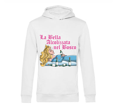 Felpa donna LA BELLA ALCOLIZZATA ( AL670423091 ) - Gufetto Brand 