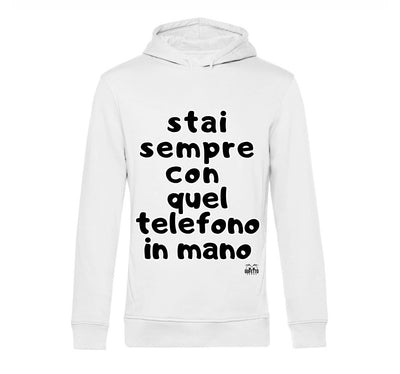 Felpa donna TELEFONO ( TE5263857496 ) - Gufetto Brand 