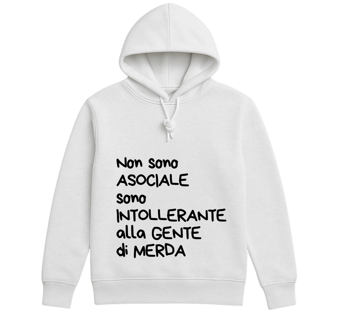 Felpa Uomo INTOLLERANTE ( IN8524123658 ) - Gufetto Brand 
