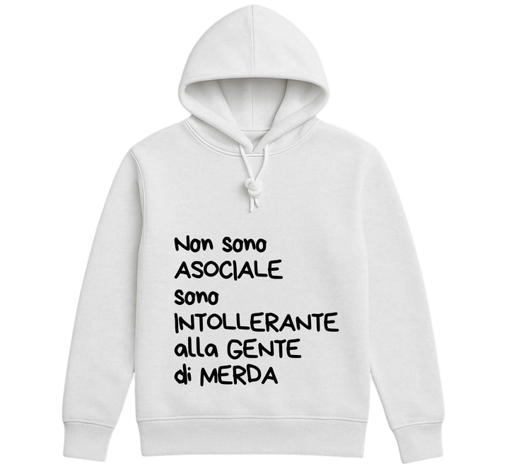Felpa Uomo INTOLLERANTE ( IN8524123658 ) - Gufetto Brand 