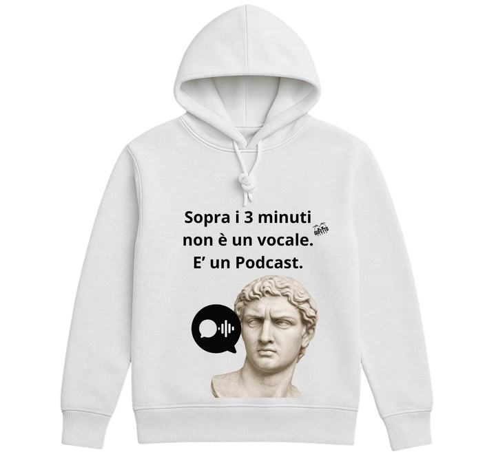 Felpa Uomo PODCAST ( PO1287549653 ) - Gufetto Brand 