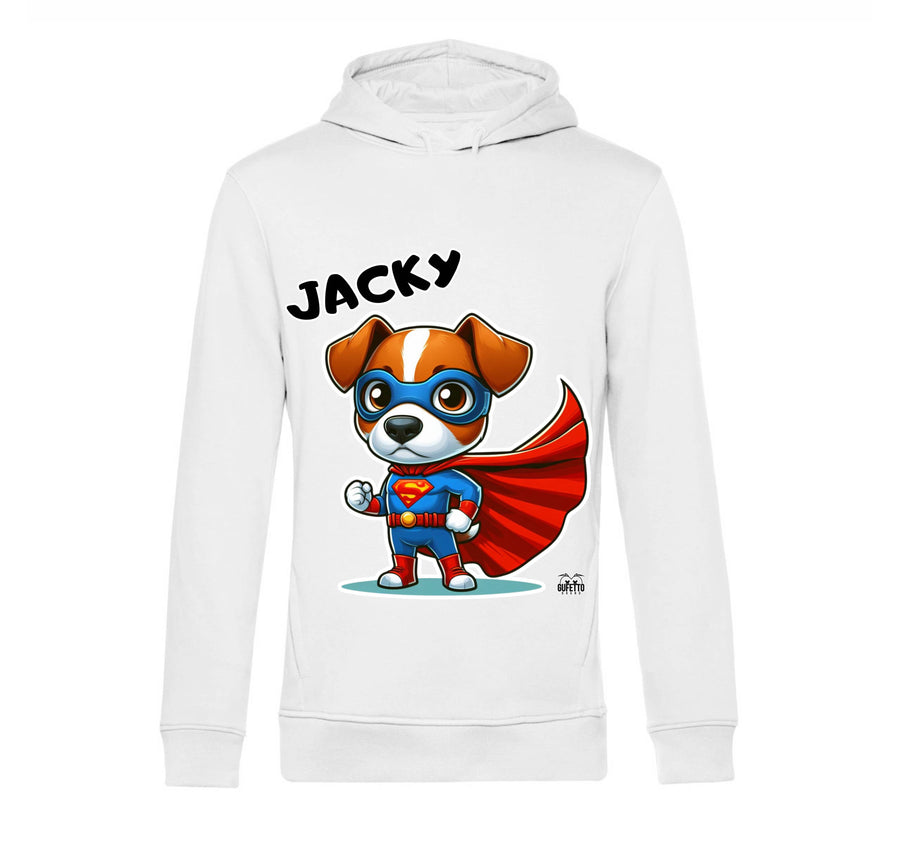 Felpa donna JACKY SUPER EROE ( JA7539516458 ) - Gufetto Brand 