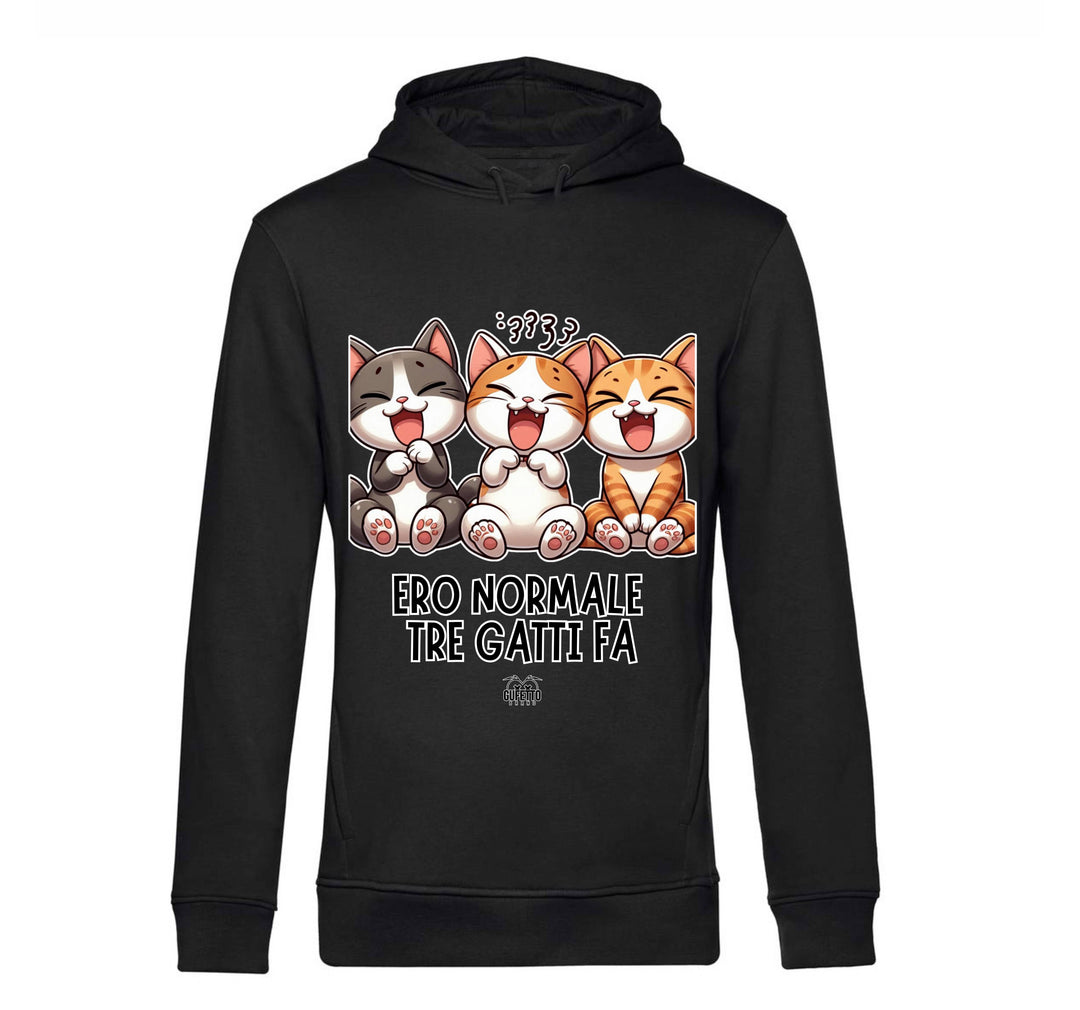 Felpa Uomo TRE GATTI FA ( TR8019274653758 ) - Gufetto Brand 