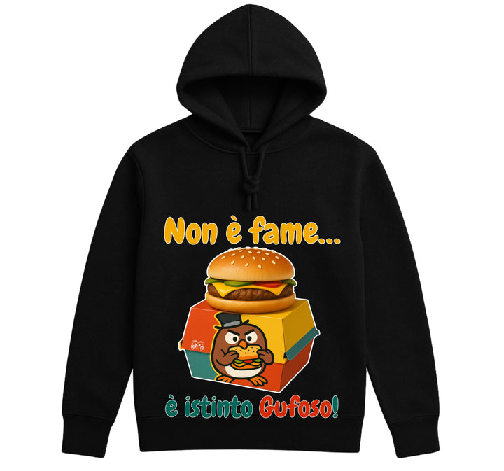 Felpa Uomo GUFETTO BURGER ( GB570987243 ) - Gufetto Brand 