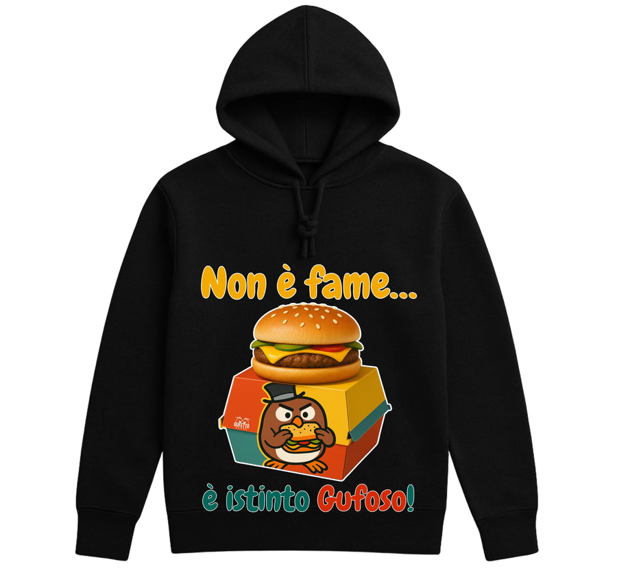 Felpa Uomo GUFETTO BURGER ( GB570987243 ) - Gufetto Brand 