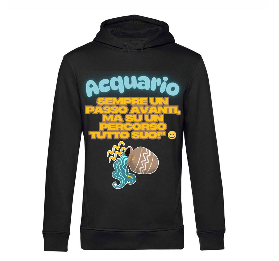 Felpa Uomo ACQUARIO ( AC49876543 ) - Gufetto Brand 