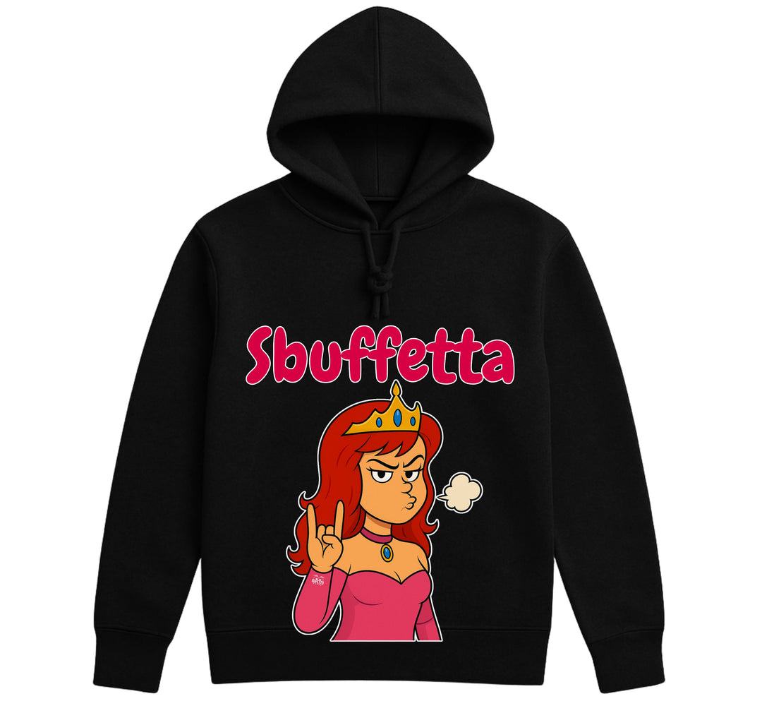 Felpa donna Principesse 2.0 SBUFFETTA ( SB890623457 ) - Gufetto Brand 