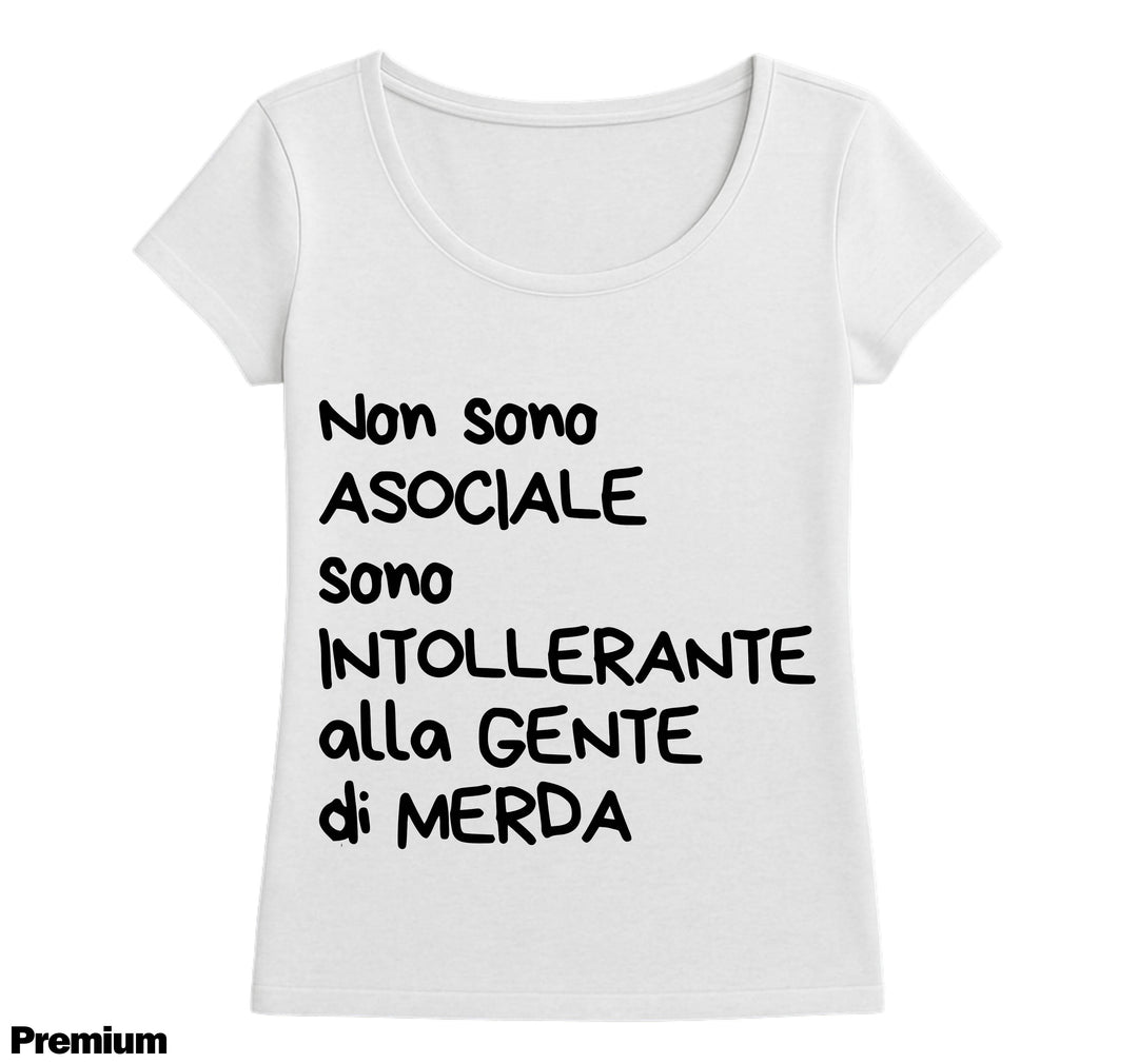 T-shirt Uomo INTOLLERANTE ( IN8524123658 ) - Gufetto Brand 