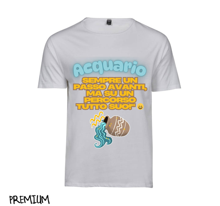 T-shirt Uomo ACQUARIO ( AC49876543 ) - Gufetto Brand 