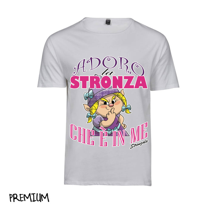 T-shirt Uomo STRONZOLA ADORO ( AD87891236558 ) - Gufetto Brand 