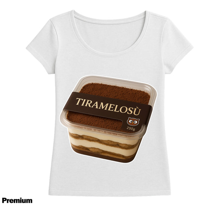 T-shirt Donna TIRAMELOSU' ( TI8542365987 ) - Gufetto Brand 