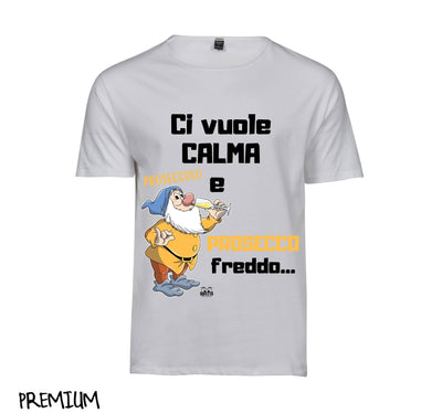 T-shirt Donna PROSECCO FREDDO ( PF450982345 ) - Gufetto Brand 
