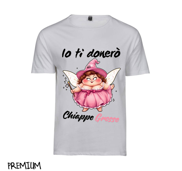 T-shirt Donna Le Fatine Ignoranti CHIAPPE GROSSE ( CG7098452 ) - Gufetto Brand 
