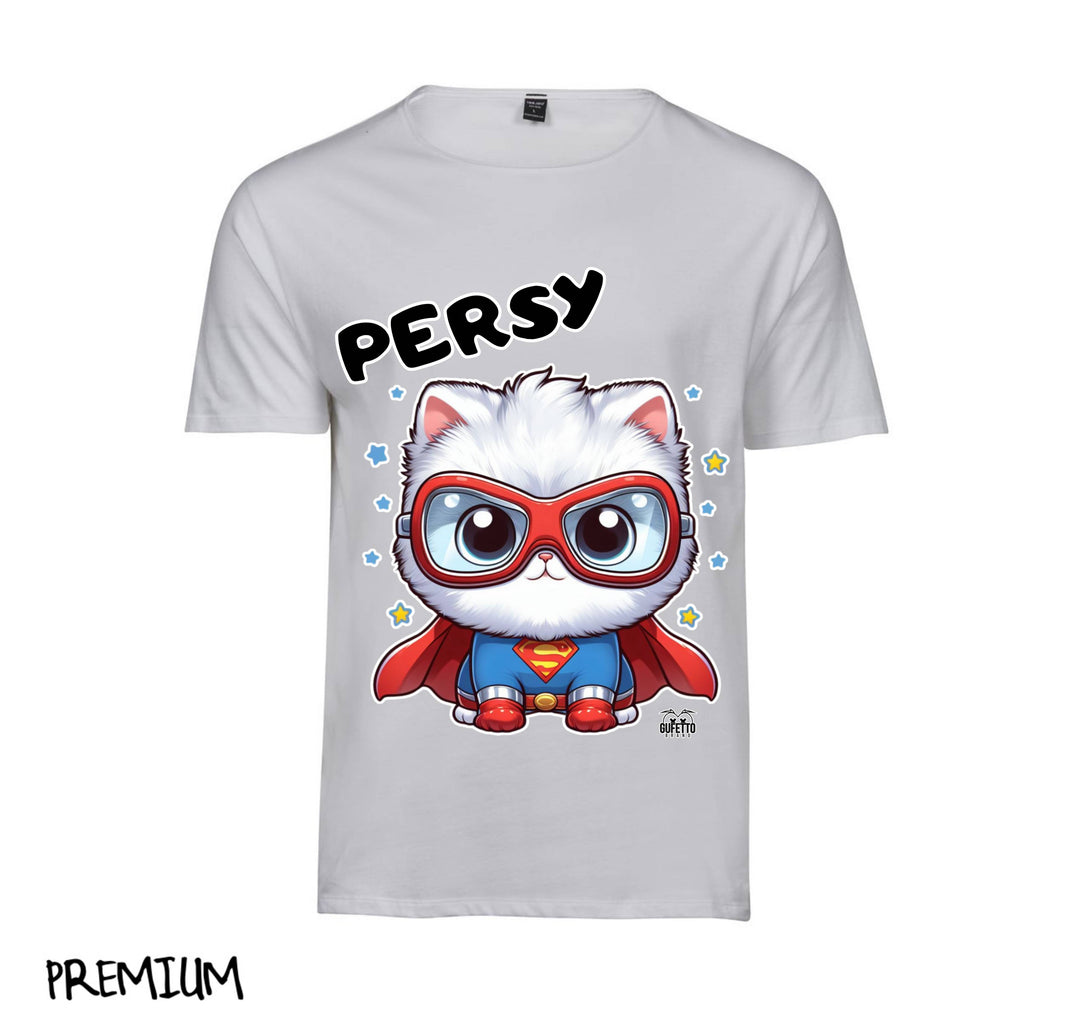 T-shirt Donna PERSY SUPER EROE PERSIANO ( PE75968796 ) - Gufetto Brand 