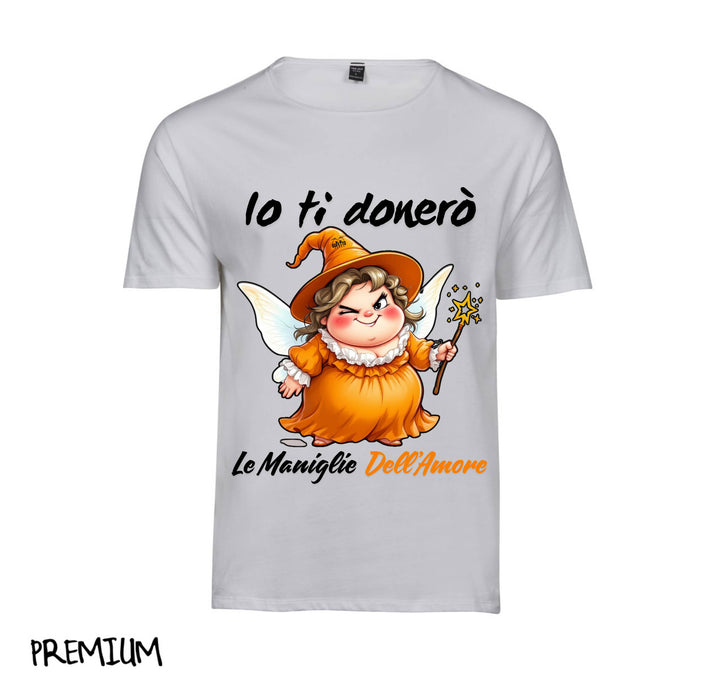 T-shirt Donna Le Fatine Ignoranti MANIGLIE DELL'AMORE ( MA76123546 ) - Gufetto Brand 