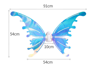 Ragazza luminescente farfalla elettrica ali giocattoli con luci - Gufetto Brand 