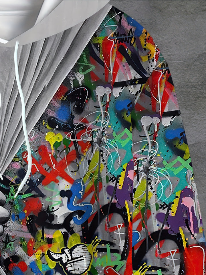 Men's Fashion Casual Printed Hoodie - Gufetto Brand 