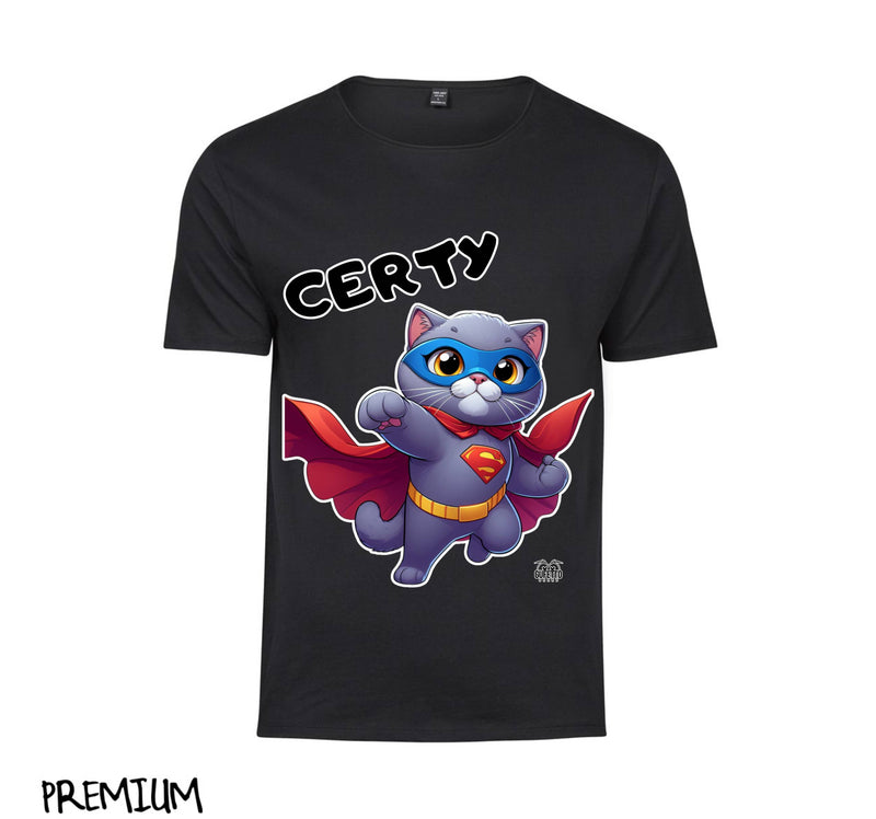 T-shirt Donna CERTY SUPER EROE CERTOSINO ( CE93638596 ) - Gufetto Brand 