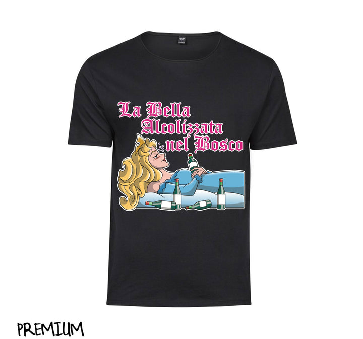 T-shirt Uomo LA BELLA ALCOLIZZATA ( AL670423091 ) - Gufetto Brand 