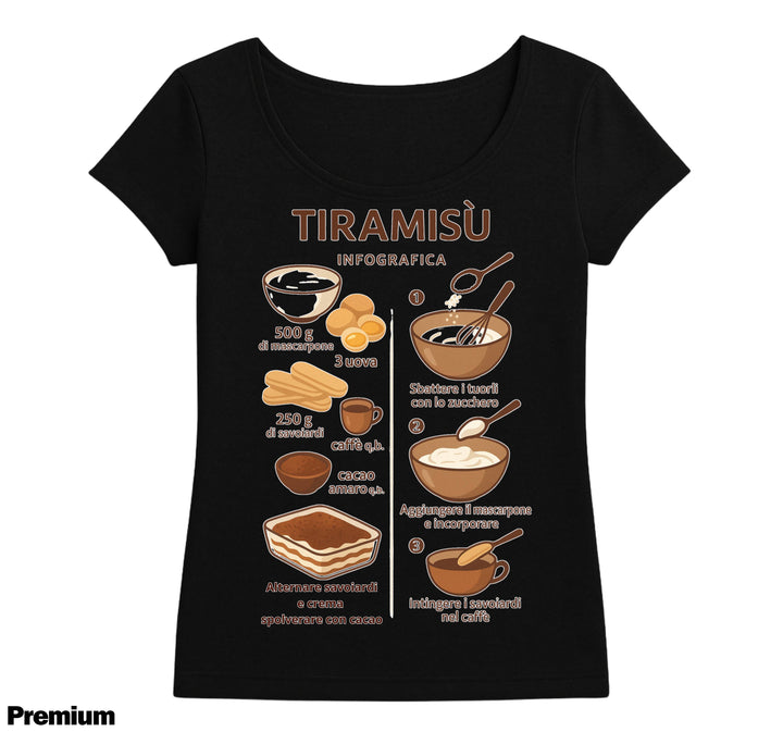 T-shirt Uomo TIRAMISU' ( TI709843256 ) - Gufetto Brand 