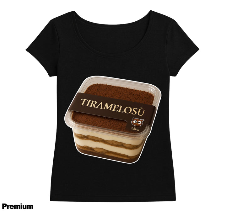 T-shirt Donna TIRAMELOSU' ( TI8542365987 ) - Gufetto Brand 