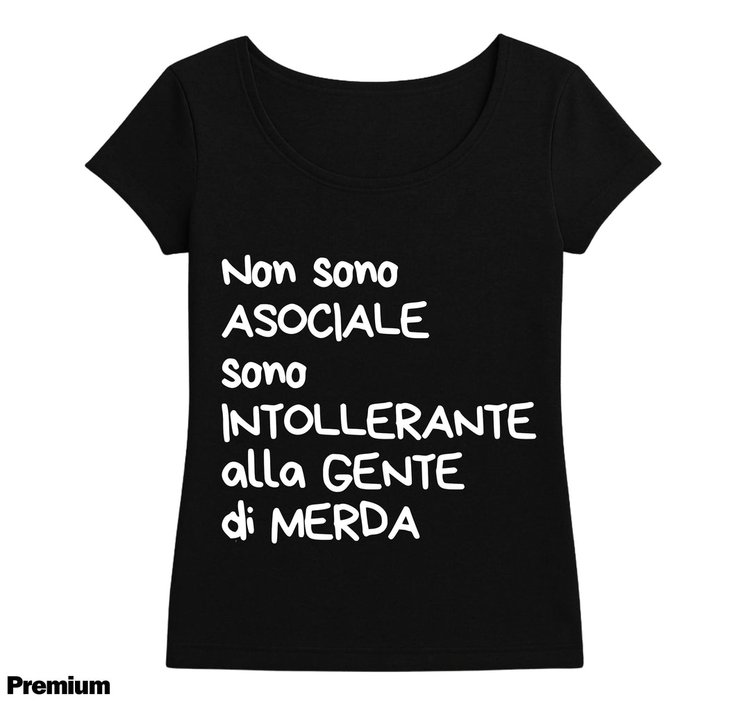T-shirt Uomo INTOLLERANTE ( IN8524123658 ) - Gufetto Brand 