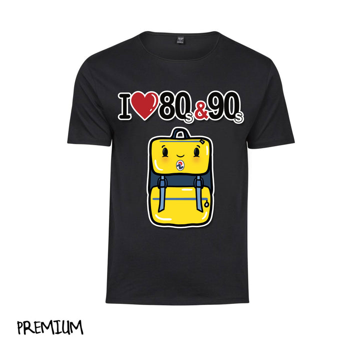 T-shirt Donna I LOVE 80/90 ZAINO ( ZA89056478 ) - Gufetto Brand 